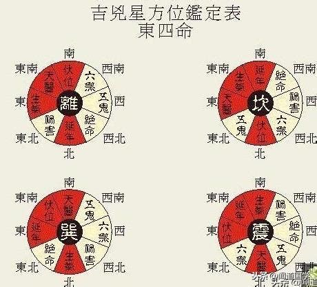 命卦對照表|衍易風水命卦速查表